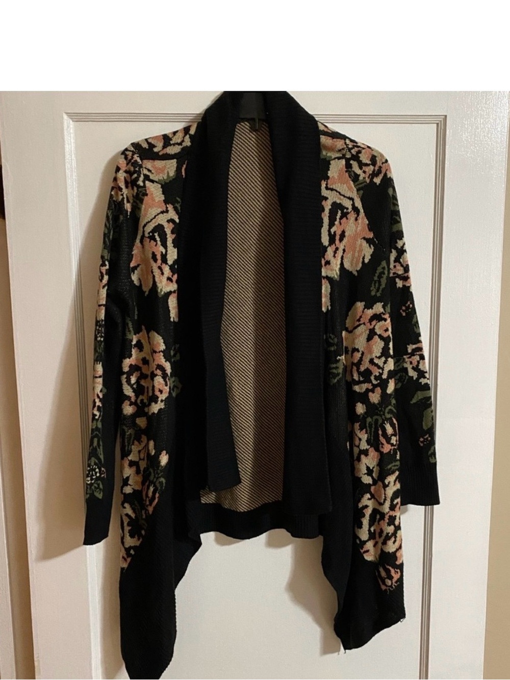 Cato Black Decorative Cardigan
